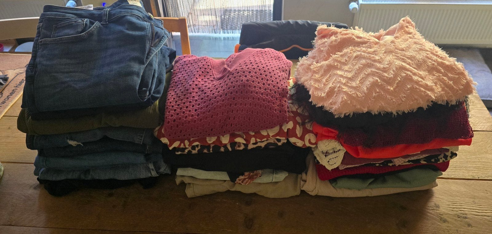 kleding pakket, xl en L. broeken, kleedjes bloesjes, Kleding | Dames, Ophalen, Gedragen