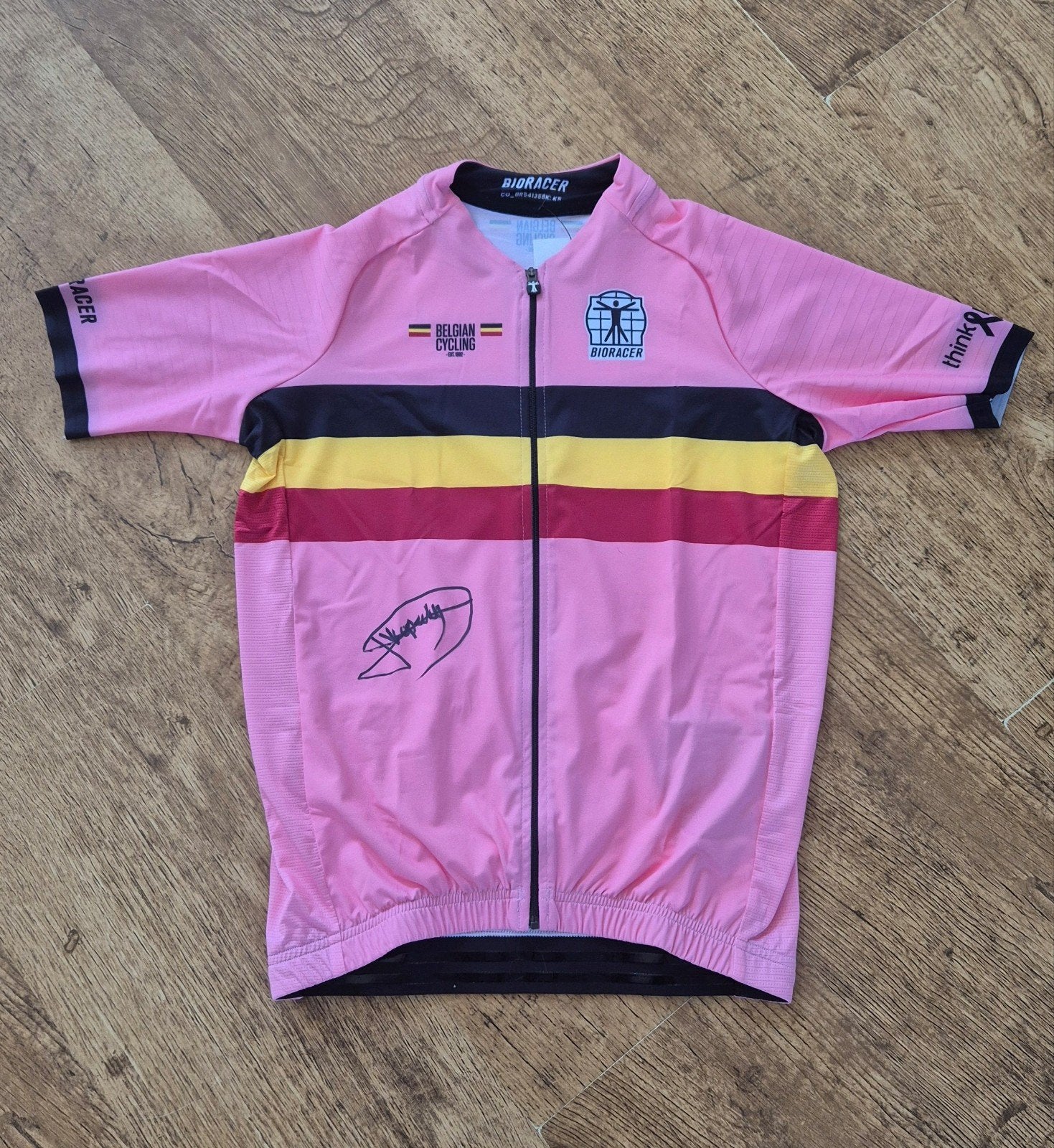 Truitje (kids) getekend door Lotte Kopecky, Fietsen en Brommers, Kinderen, Bio racer, Nieuw, Ophalen of Verzenden