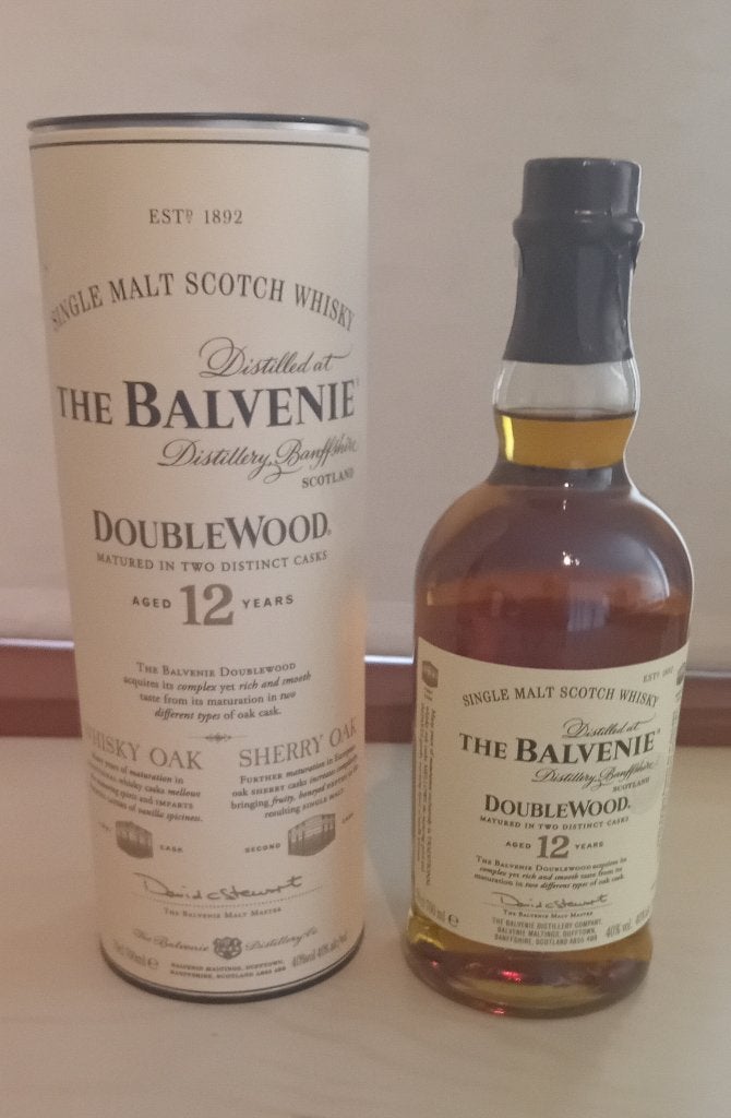 Whisky Balvenie Doublewood : fût de chêne + xérès, Collections, Enlèvement, Neuf, Pleine