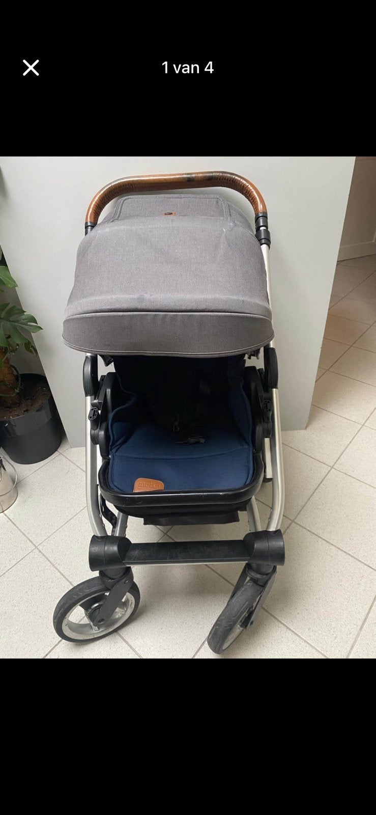 Mutsy Nio buggy inclusief wieg, Kinderen en Baby's, Ophalen, Gebruikt, Kinderwagen, Mutsy