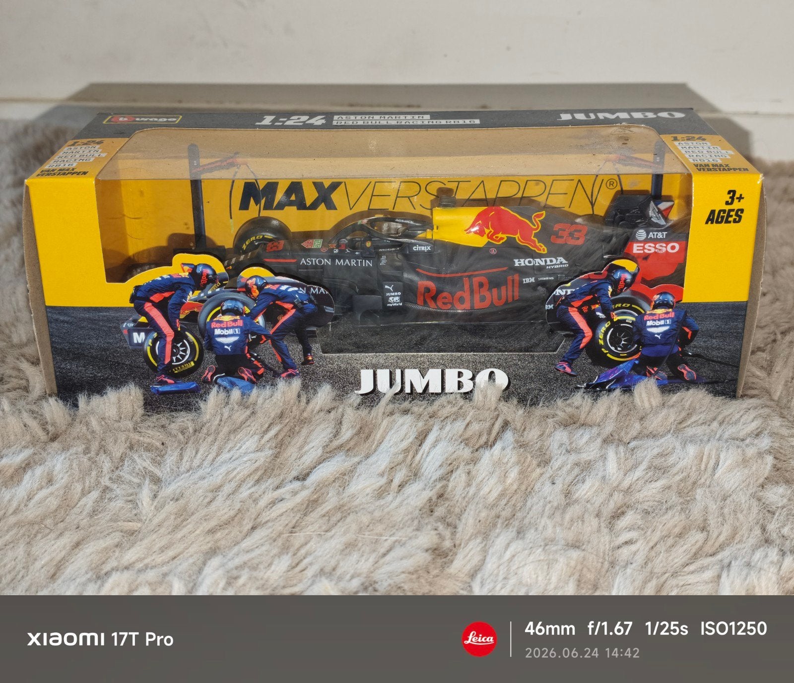 Redbull Formule 1 Collector's items, Enlèvement