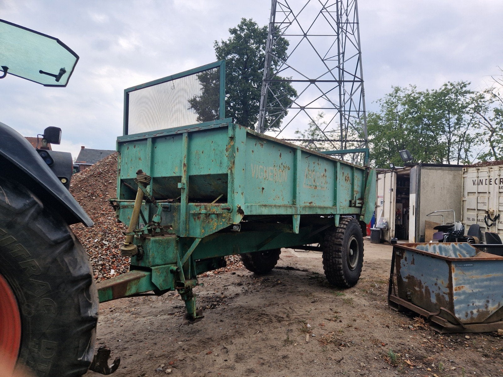 mestkar vigneron, Ophalen, Akkerbouw, Gewasbescherming en Bemesting