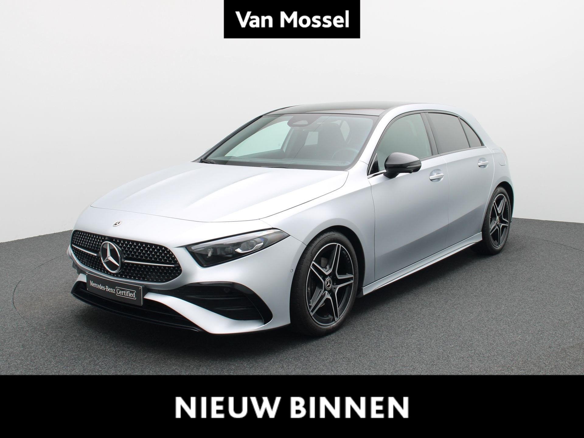Mercedes-Benz A 180 AMG Line + FULL PPF + HEAD UP + MULTIBEA, Auto's, Dealer onderhouden, Stof, 4 cilinders, 136 pk