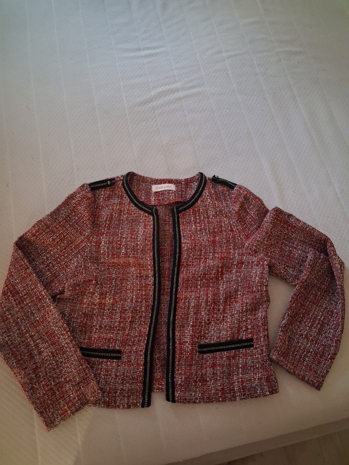 Blazer rose Camaïeu, Neuf, Taille 38/40 (M), Rose, Camaieu