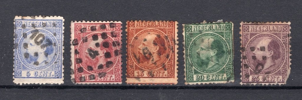 Pays Bas estampillés 7/11 1867-1868 - Roi Willem III, Envoi, Jusqu'à 1940, Affranchi