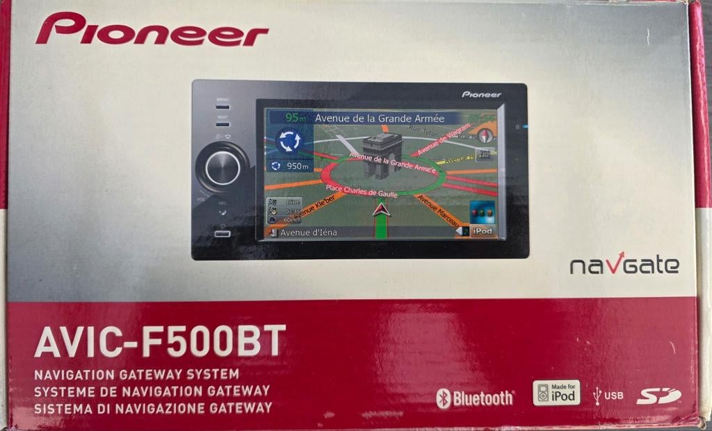 Pioneer Avic-F500bt Navgate nieuw in doos!, Auto diversen, Ophalen, Nieuw
