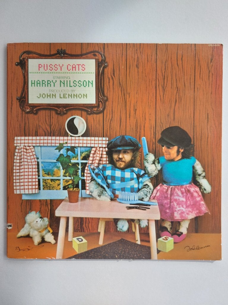 Harry Nilsson / John Lennon - Pussy Cats (1974-Klaphoes), LP, Zo goed als nieuw, Ophalen of Verzenden, Gatefold hoes