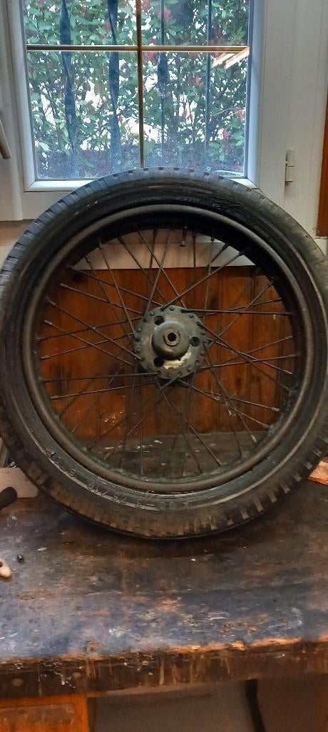 roue pour 500 terrot magnat debon rda rgst side car dtp, Motoren, Ophalen of Verzenden, Gebruikt