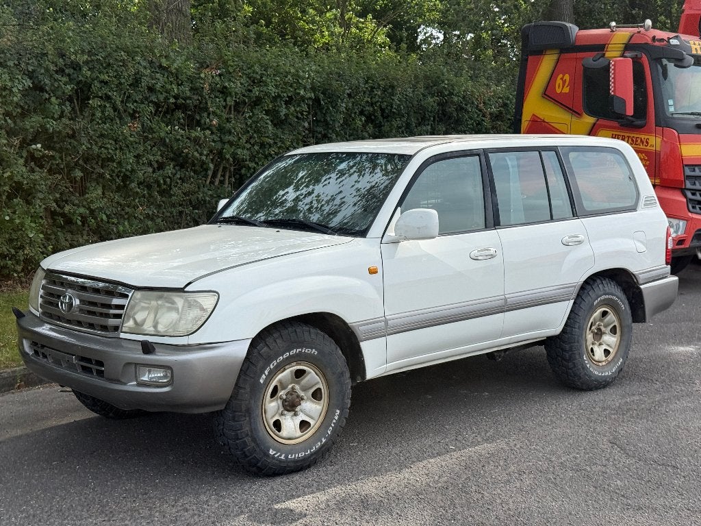 2006 Toyota Land Cruiser 100 4.2 Turbo Diesel Automaat, Autos, Achat, Beige, Entreprise, 2 places
