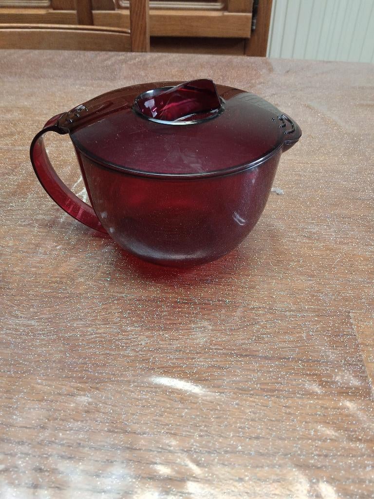 Pichet à sauce / chocolat Tupperware, Enlèvement, Comme neuf, Rouge