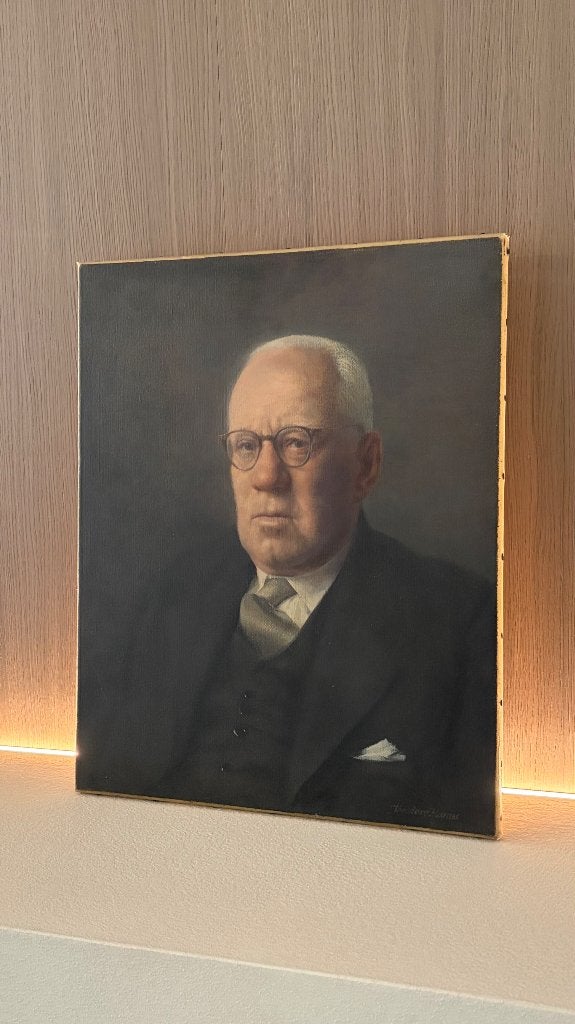 Bijzonder olieverfschilderij – Theodore Ramos, Antiek en Kunst, Ophalen, Doek, Portret of Personen, Realistisch