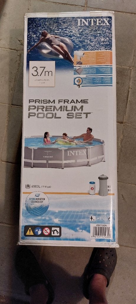 piscine, Jardin & Terrasse, 200 à 400 cm, 300 cm ou plus, Rond, Comme neuf