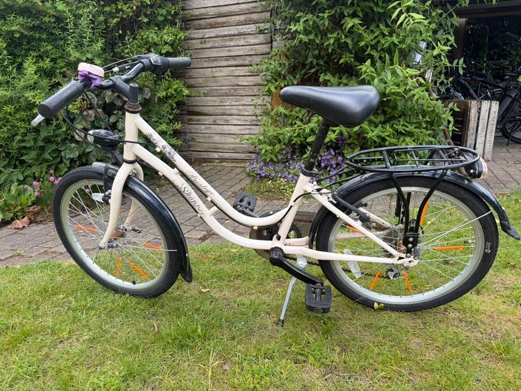 Meisjesfiets 20 inch – 6 tot 8 jaar – Shimano versnellingen, Ophalen, Gebruikt, Velgrem, Versnellingen