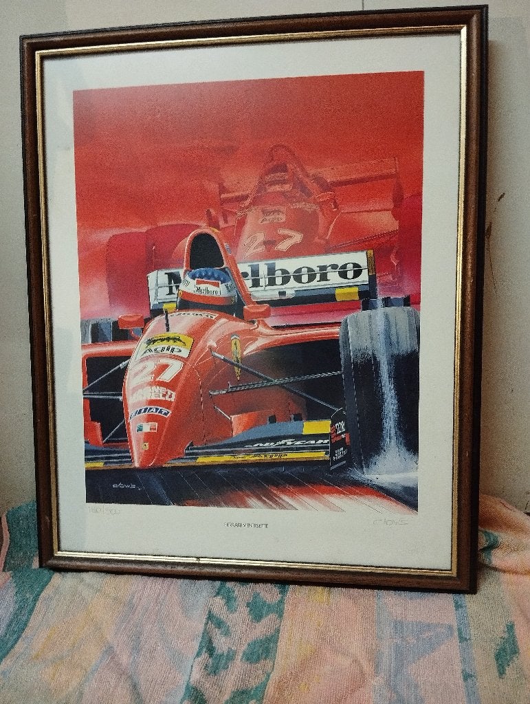 Reproduction numérotée d'un dessin de Clovis ( Ferrari), Enlèvement ou Envoi