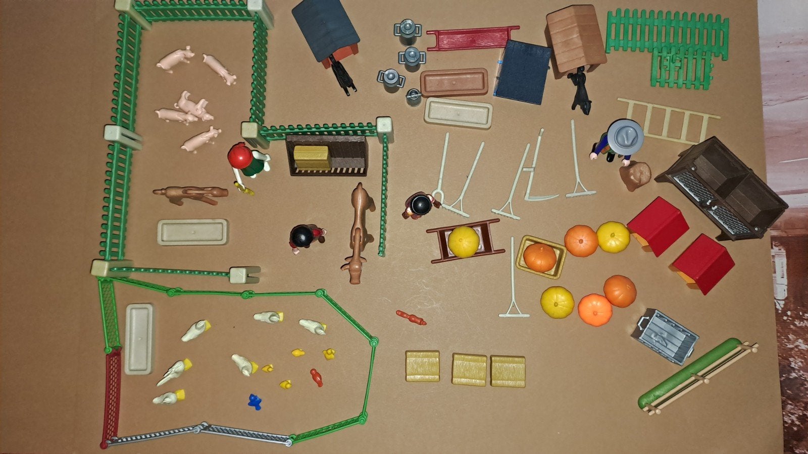 lot playmobil ferme, Enlèvement, Utilisé, Pièces détachées, Autres types