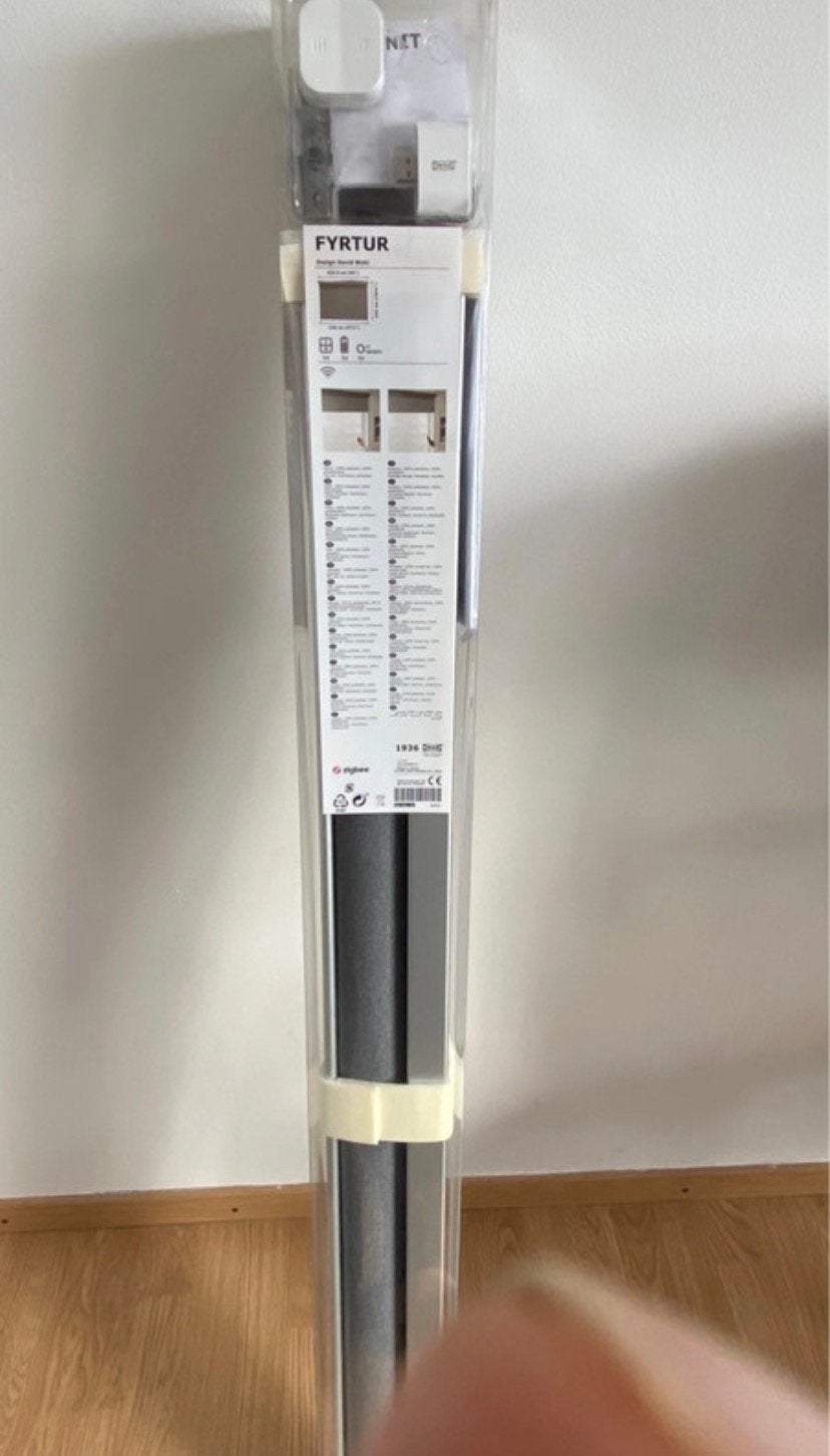 2x IKEA Fyrtur Smart Blinds– In originele doos (120x195 cm), Nieuw, Ophalen of Verzenden, Gordijn, Polyester
