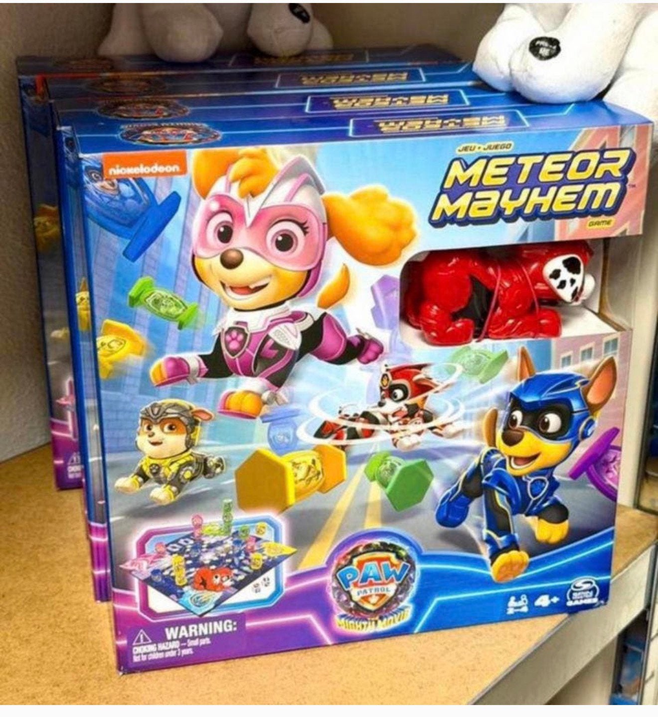 PAW Patrol The Mighty - Jeu de plateau Meteor Mayhem NOUVEAU, Enlèvement ou Envoi, Neuf