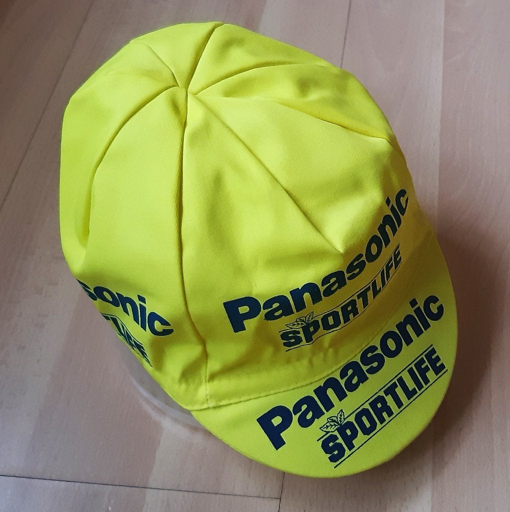 WIELRENNEN CYCLISME ORIGINEEL TEAM CAP PET PANASONIC, Ophalen of Verzenden