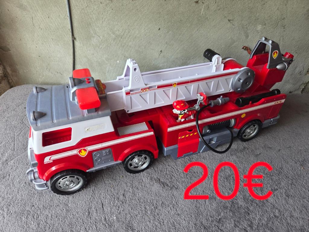 Camion de pompier pat patrouille