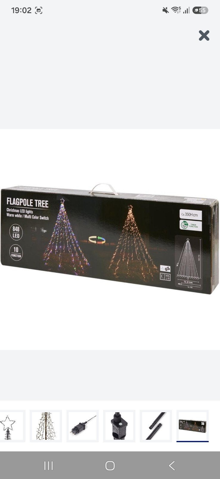 xxl led kerstboom voor buiten, Diversen, Ophalen, Nieuw