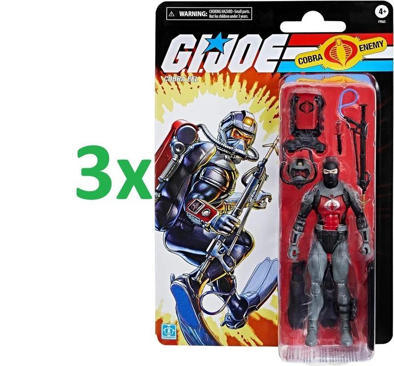 3x Cobra Eel Gi Joe Classified Retro, Verzenden, Nieuw