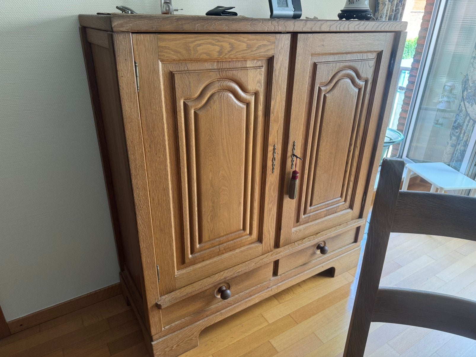Kleine houten kast, Antiek en Kunst, Ophalen