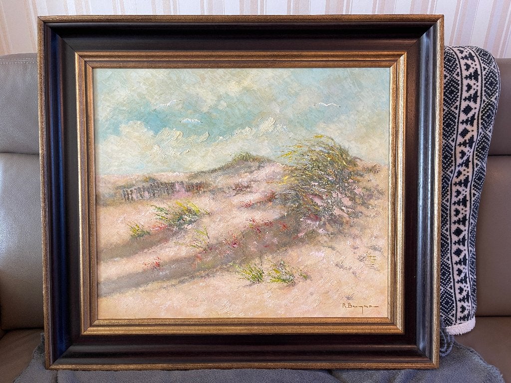 Roeselare: Duinen van de Noordzee van Raf Buyse (1926-2013), Enlèvement, Toile