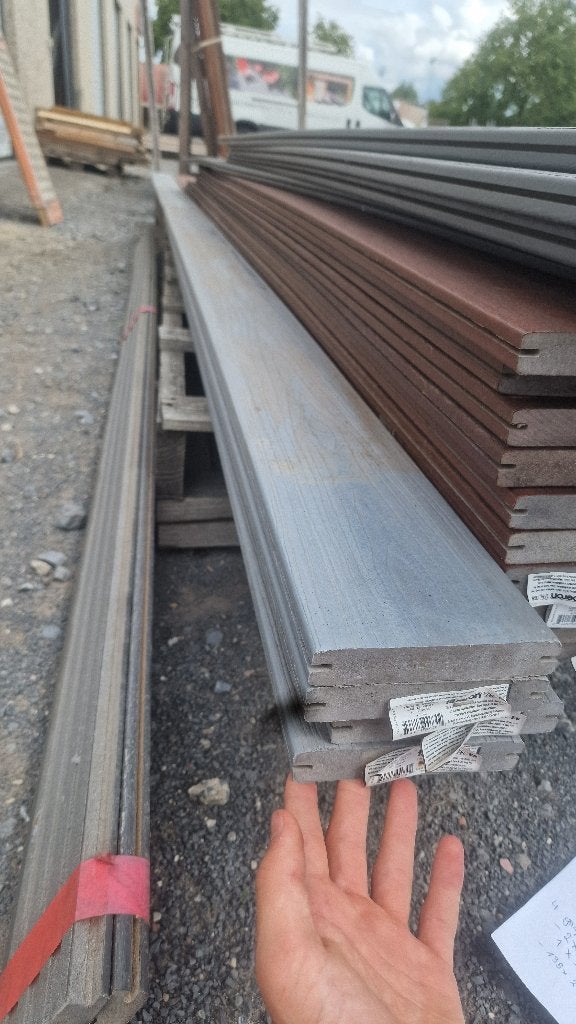 Fiberon Horizon Castle gris - Composite, Enlèvement, Neuf, 250 cm ou plus, Planches