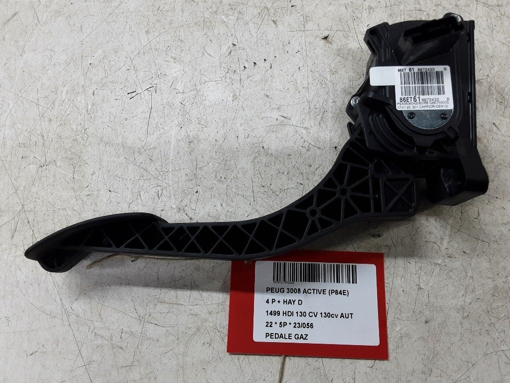 GASPEDAAL Peugeot 3008 II (M4 / MC / MJ / MR) (9836042080), Gebruikt, Mevr. I. Hauben, Rue de l'Espoir 34 34
4030  GRIVEGNÉE, BE