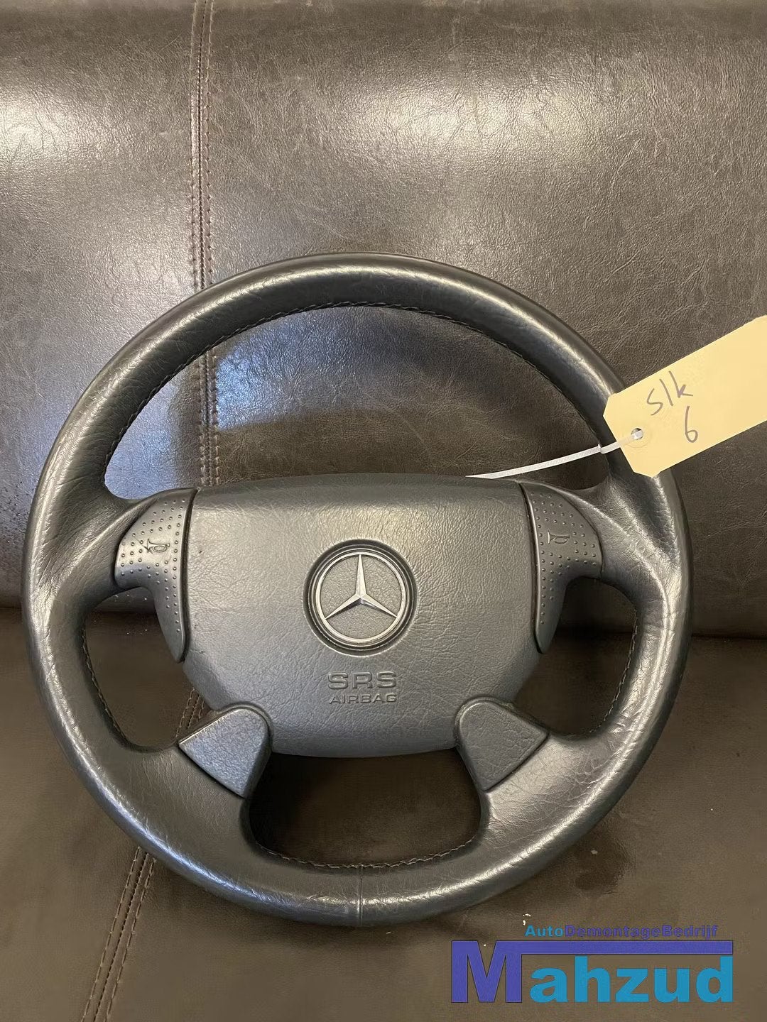 MERCEDES SLK R170 W208 CLK Zwart stuurwiel stuur leer airbag, Mercedes-Benz AG, Mercedes-Benz, Utilisé, Mercedesstrasse 120
70372  Stuttgart, DE