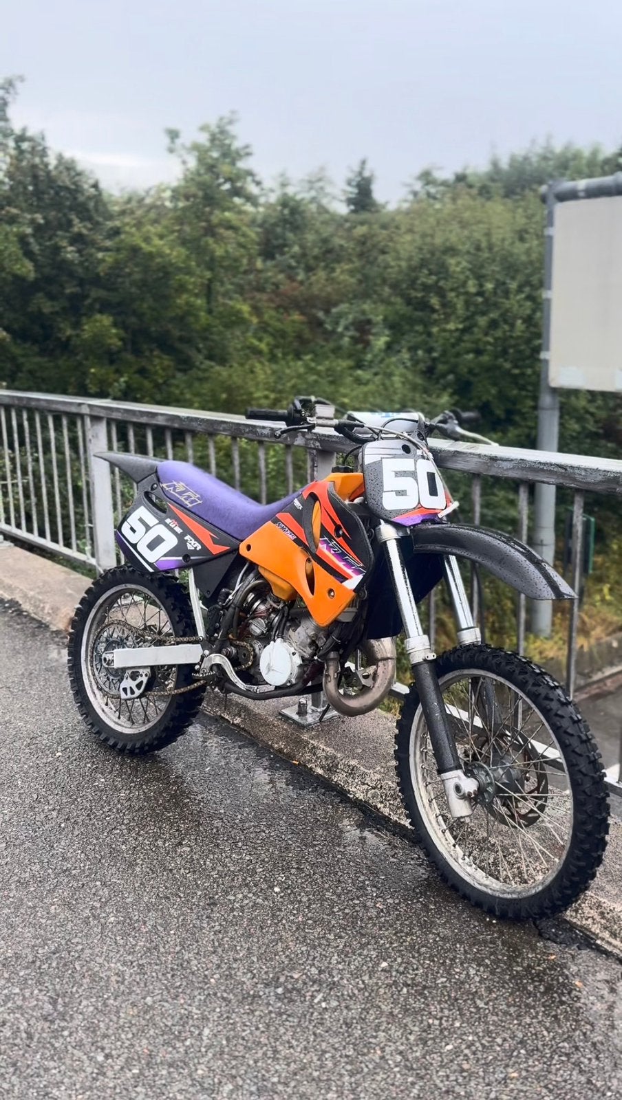 Ktm sx125 2takt, Ophalen, Zo goed als nieuw
