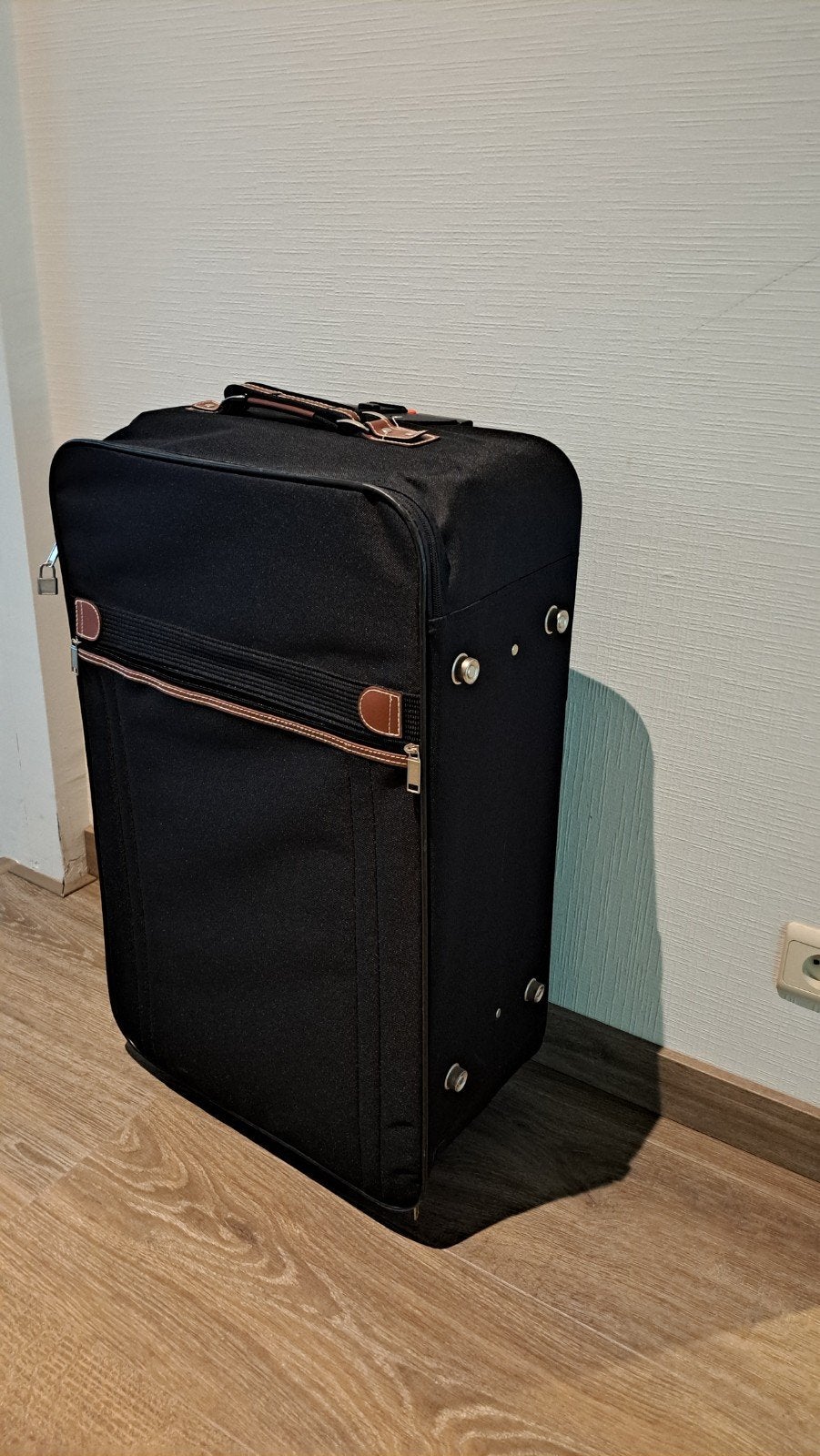 Stoffen koffers, set van 3., Ophalen, Gebruikt, Overige materialen, Wieltjes