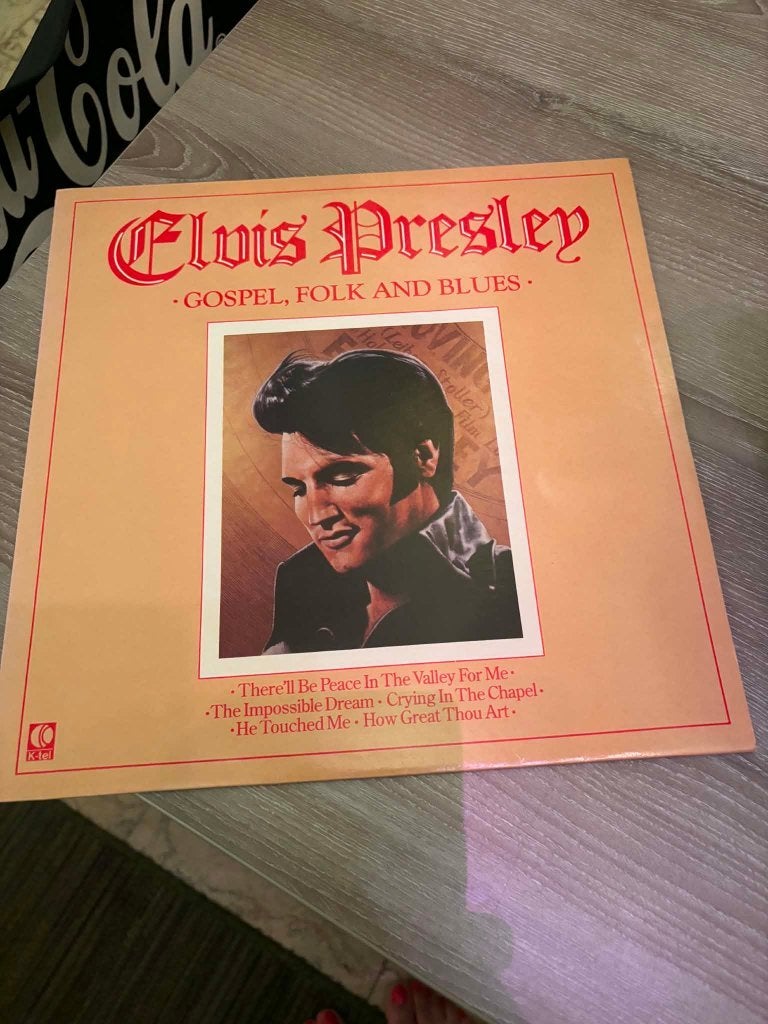 Elvis lp, Gospel, folk and blues, van K-Tel label, 5 euro, CD & DVD, Vinyles | Rock, Enlèvement ou Envoi, Rock 'n' roll, Comme neuf