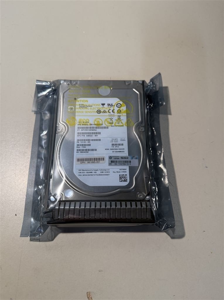 Hdd - 861695-002 hpe 1TB Sata 6G 7.2K LFF SC DS HDD, Computers en Software, Harde schijven, Zo goed als nieuw, HDD, SATA, Ophalen of Verzenden
