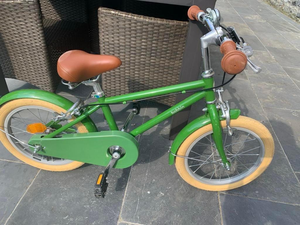 12'' Kinder fiets groen (Bobbin)