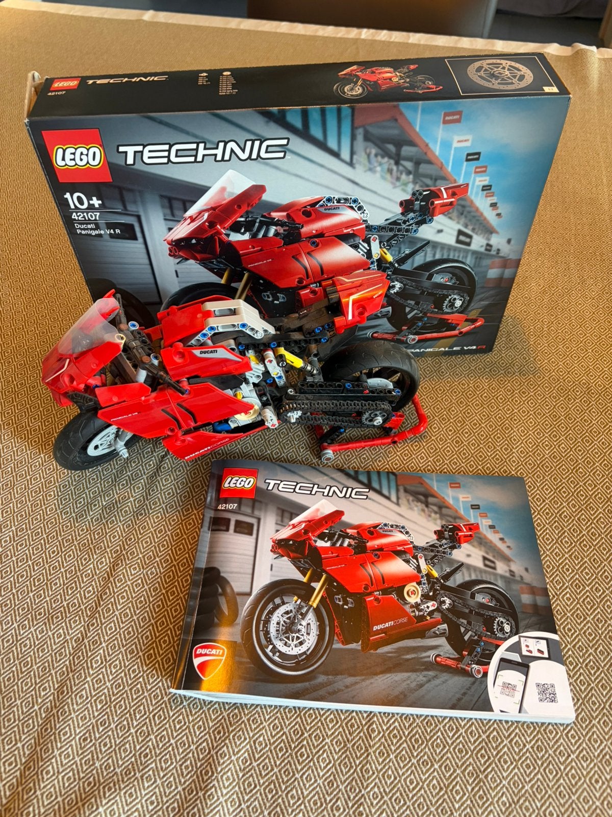 Lego Technique 42107 Moto Ducati, Verzenden, Lego, Zo goed als nieuw, Compleet