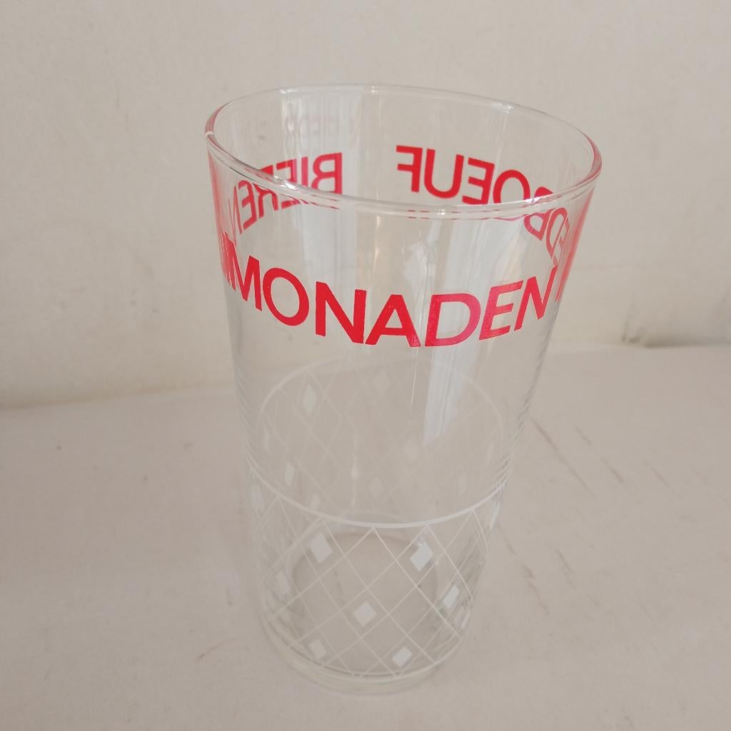 verre LIMONADEN PIEDBOEUF BIEREN, Enlèvement ou Envoi, Utilisé, Verre ou Verres, Jupiler