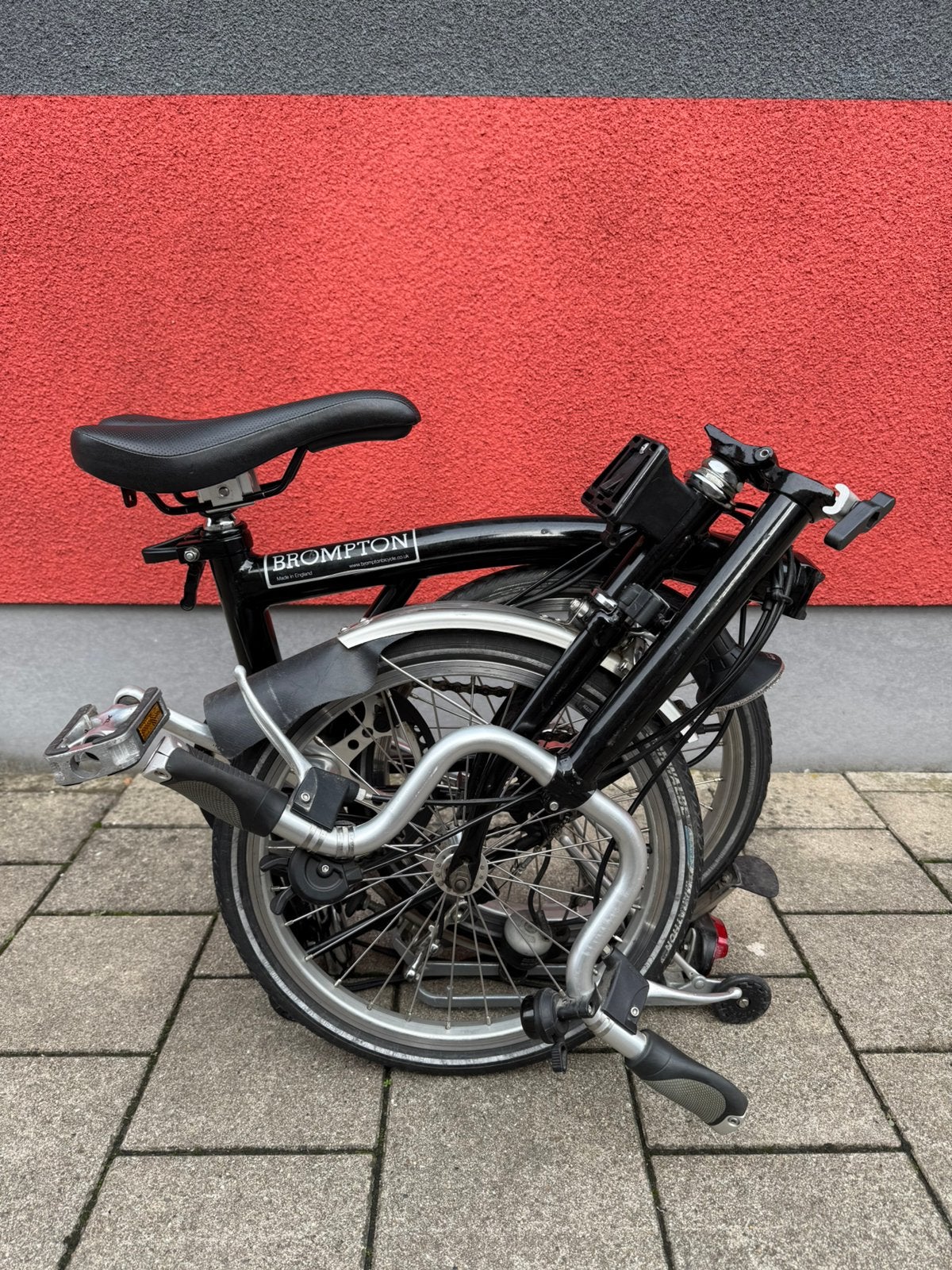 Vélo pliant Brompton noir uni, Vélos & Vélomoteurs, Vitesses, Frein sur jante, Brompton, Enlèvement ou Envoi