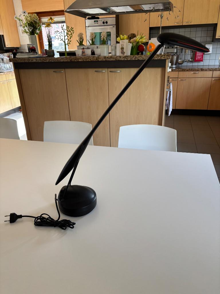 VINTAGE UNILUX ‘’ALLEGRO’’ DESIGN LED TAFEL- BUREAULAMP ‘80, Ophalen of Verzenden, Zo goed als nieuw
