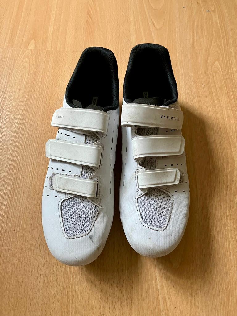 Koersfietsschoenen Van Rysel Maat 44 + SPD plaatjes, Fietsen en Brommers, Ophalen, Gebruikt, Schoenen, Van Rysel