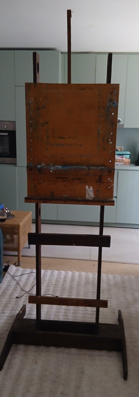 authentieke schildersezel uit atelier., Hobby & Loisirs créatifs, Peinture, Enlèvement, Utilisé, Chevalet