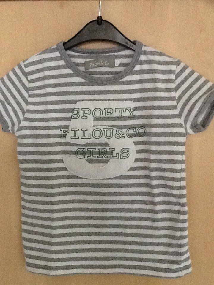 Tshirts, verschillende Merken.  maat 116. Unisex., FILOU & CO., Jongen of Meisje, Ophalen of Verzenden, Zo goed als nieuw
