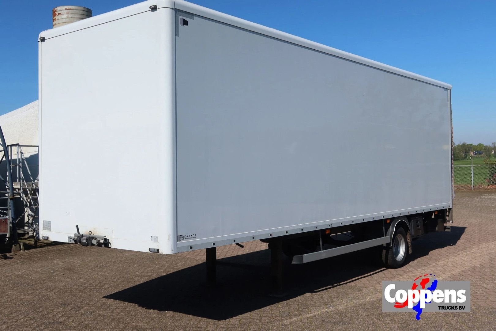 Veldhuizen P47-3 BE oplegger+ Dhollandia klep 1.000 kg, Auto's, Vrachtwagens, Bedrijf, Te koop, Aanhangers en Opleggers