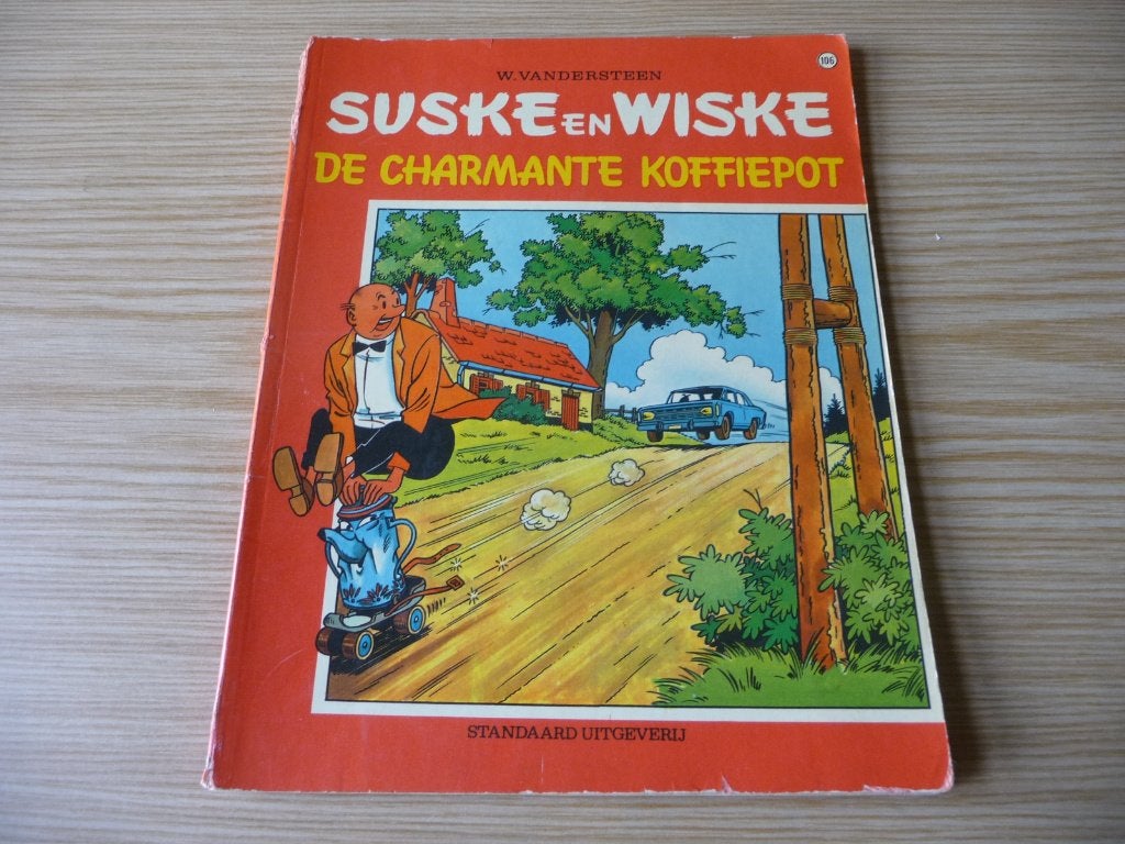 Suske & Wiske 106. De charmante koffiepot EERSTE DRUK €4, Gelezen, Willy Vandersteen, Eén stripboek, Ophalen of Verzenden