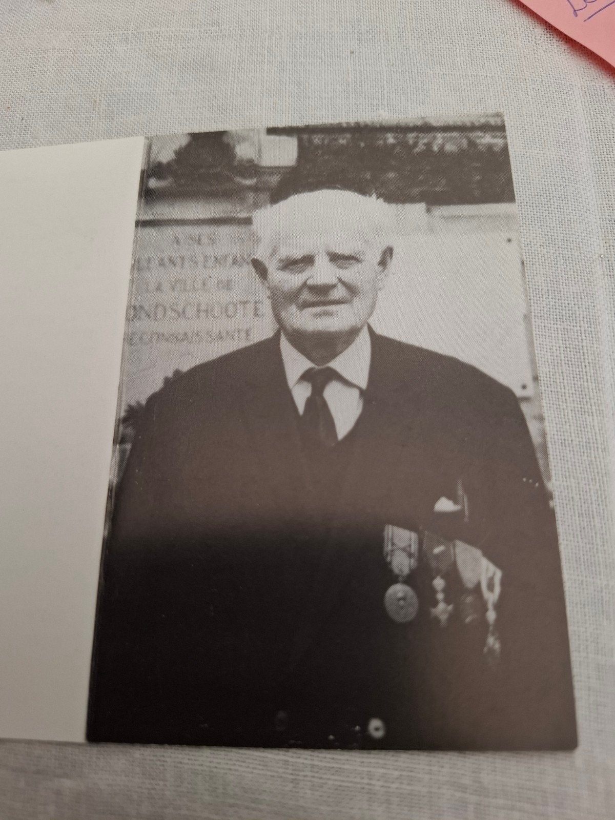 bidprentje oudstrijder, Ophalen of Verzenden, Bidprentje