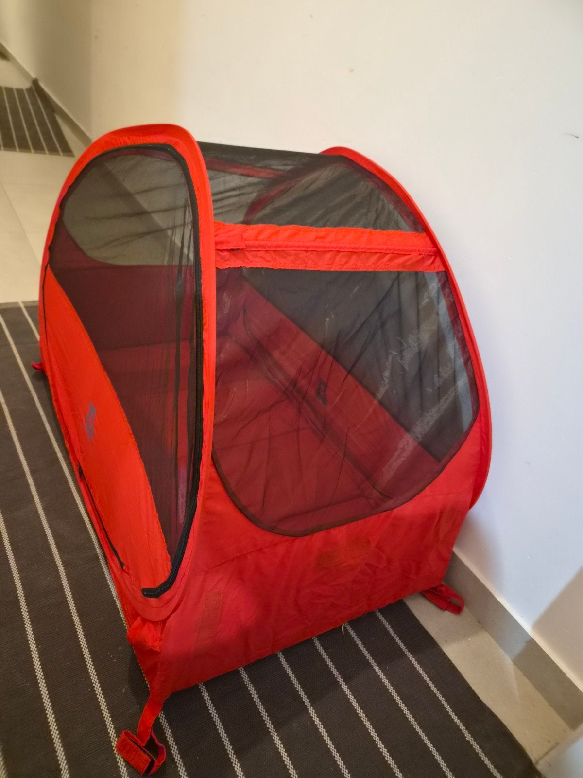 Samsonite kinderbed – reisbedje met muggennet, Kinderen en Baby's, Ophalen, Zo goed als nieuw, Minder dan 140 cm, Minder dan 70 cm