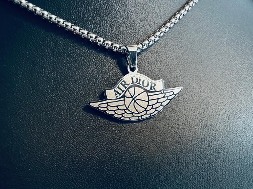 Ketting jordan, Handtassen en Accessoires, Kettingen, Verzenden, Zo goed als nieuw, Zilver, Overige materialen