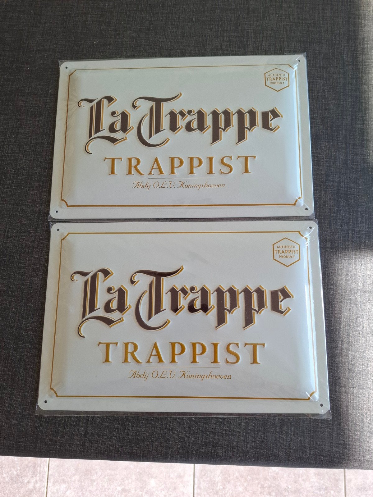 plakaat la trappe, Collections, Enlèvement ou Envoi, Neuf, Panneau, Plaque ou Plaquette publicitaire, La Trappe