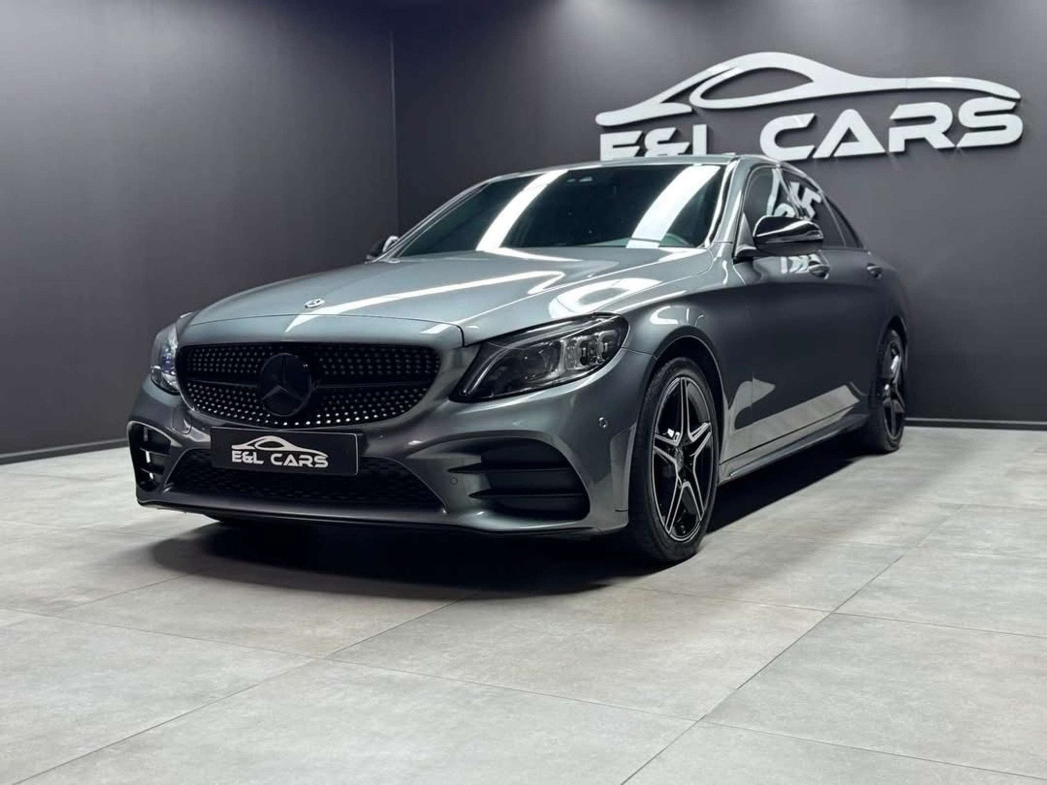 Mercedes-Benz C-Klasse 200 C 200 d Pack AMG *12 mois de gara, Autos, Argent ou Gris, Achat, Entreprise, Alcantara