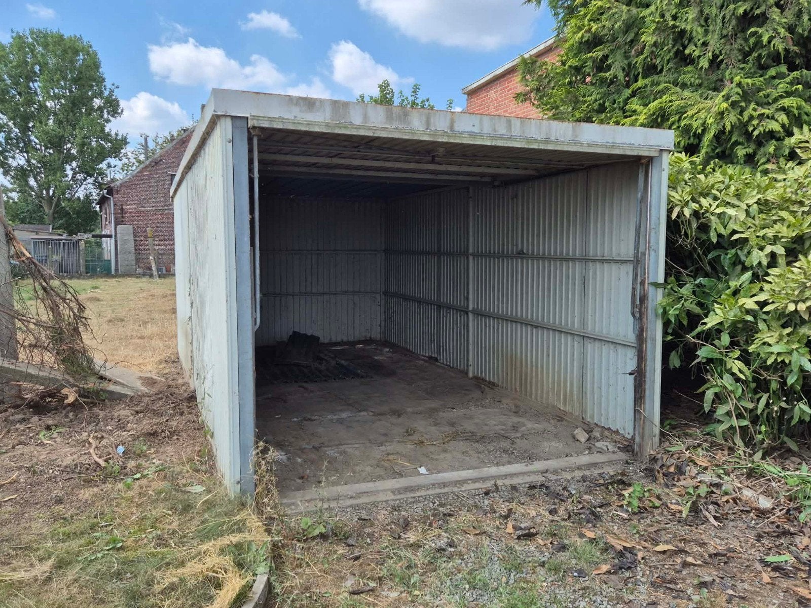 Metalen garagebox 2m70x5m25x2m, Enlèvement, Utilisé